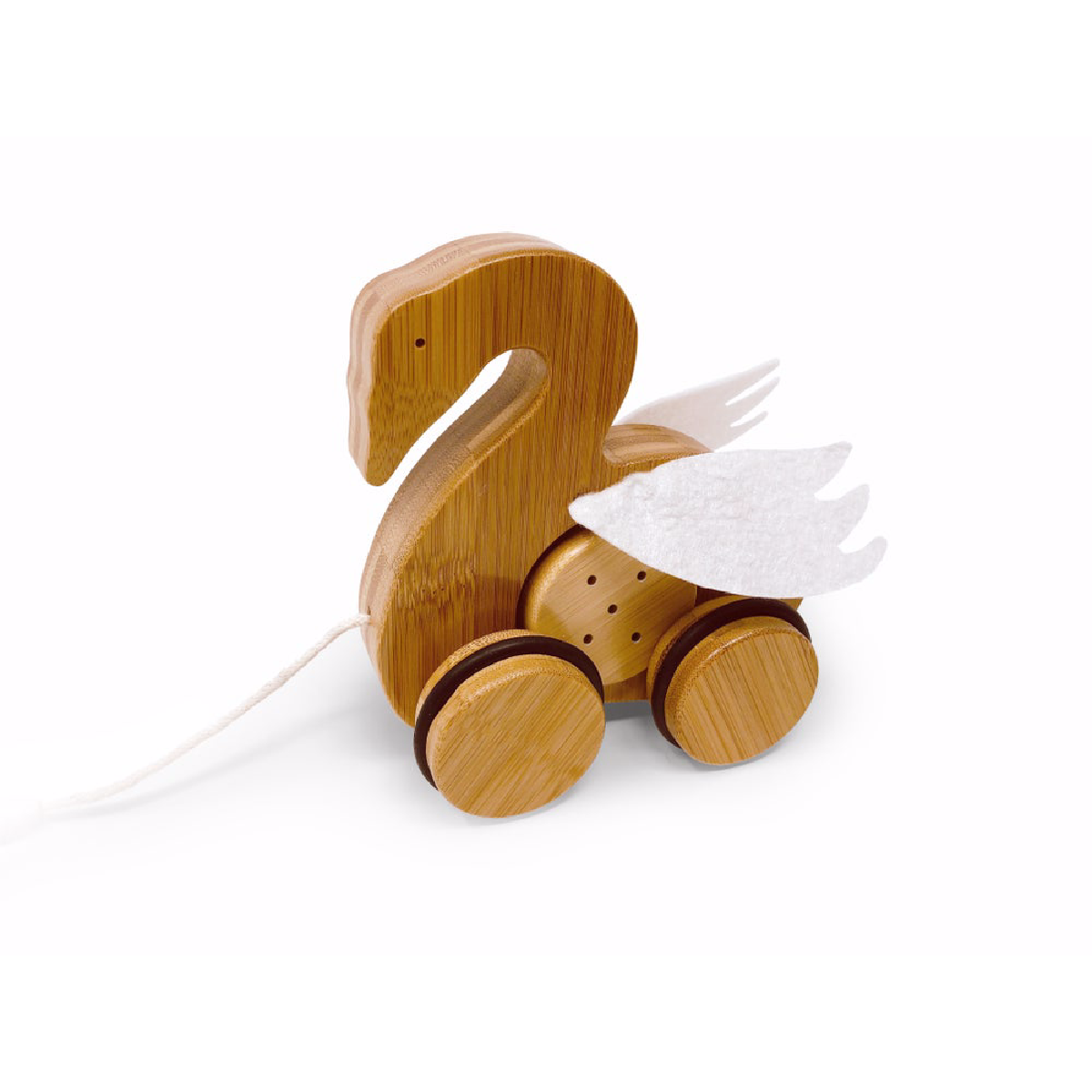 Kinderfeets | Bamboo Push & Pull - Swan