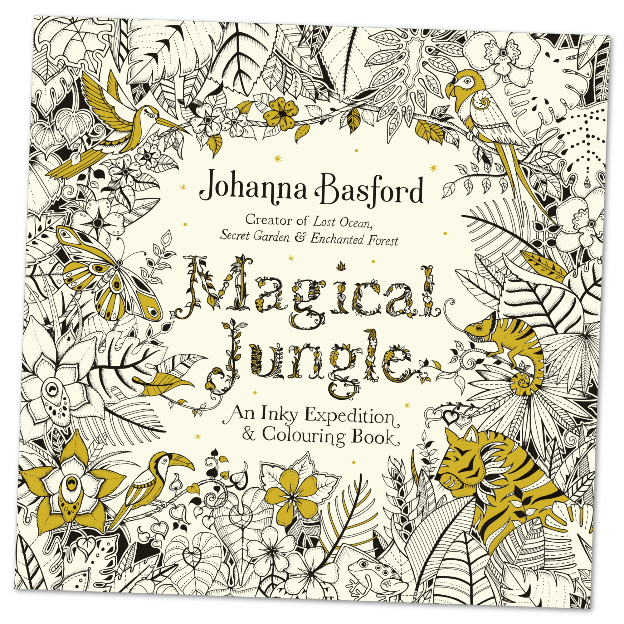 Magical Jungle - An Inky Expedition & Colouring Book For Adults