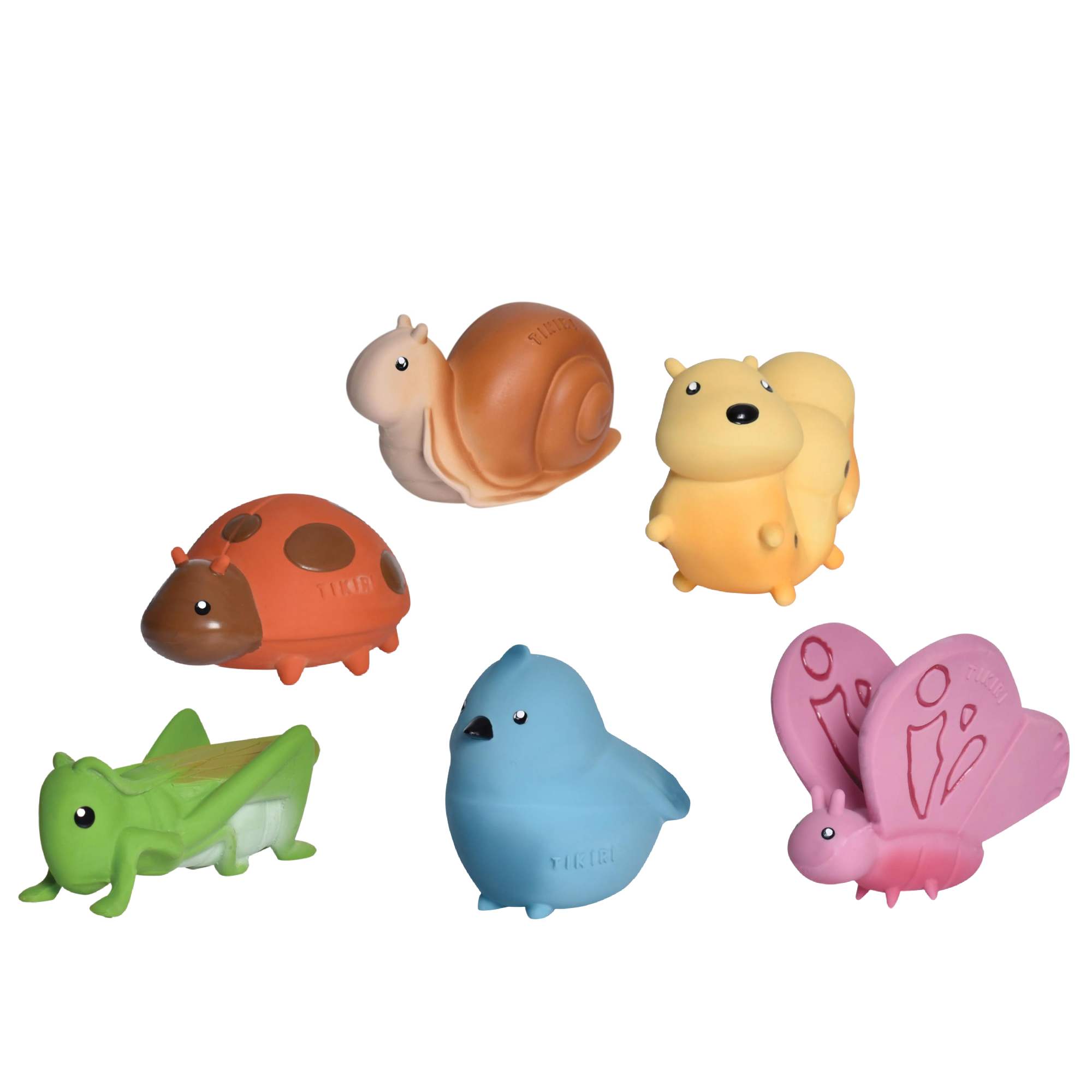 Tikiri | Rubber Bath Toy - Garden Friends