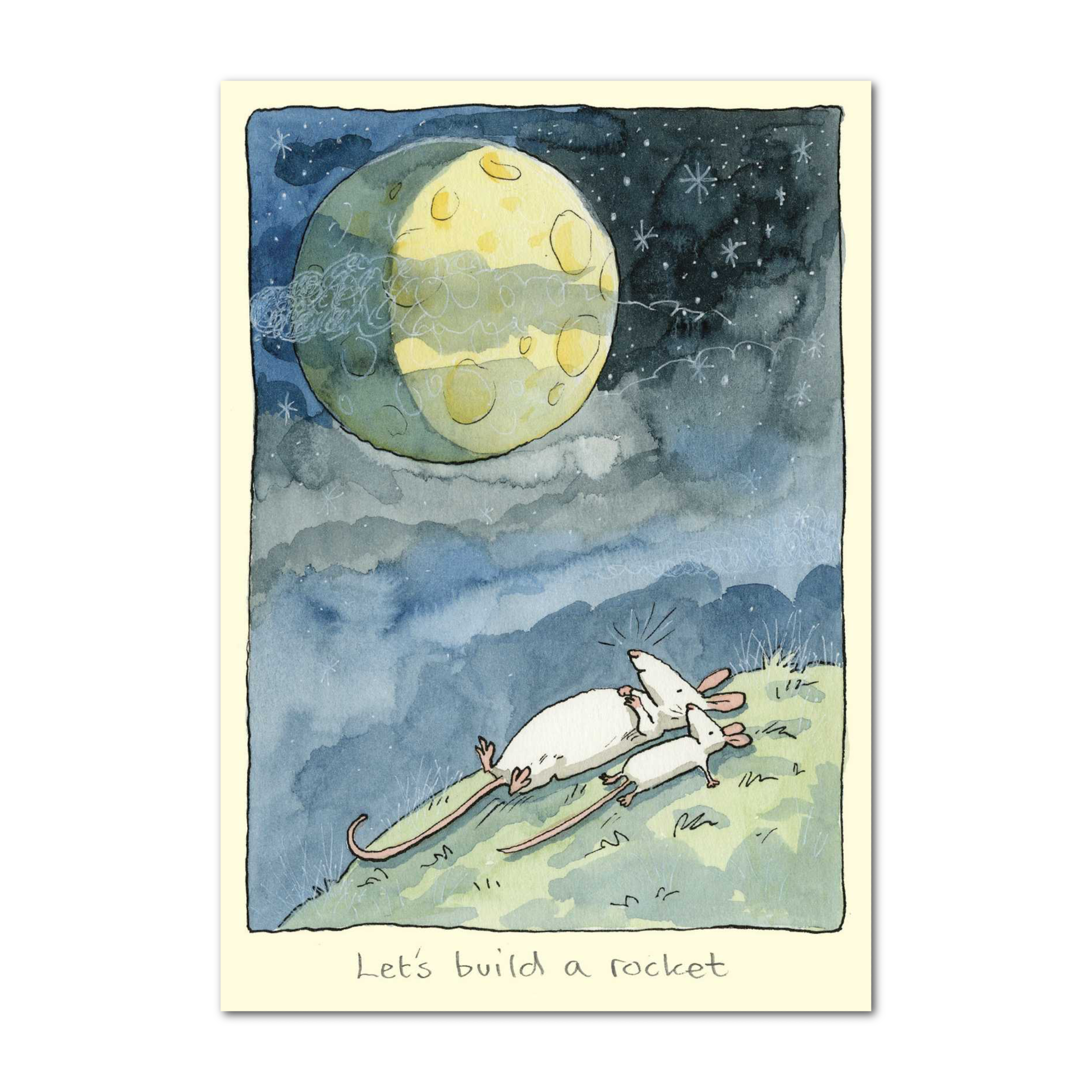 Let's Build A Rocket - Card