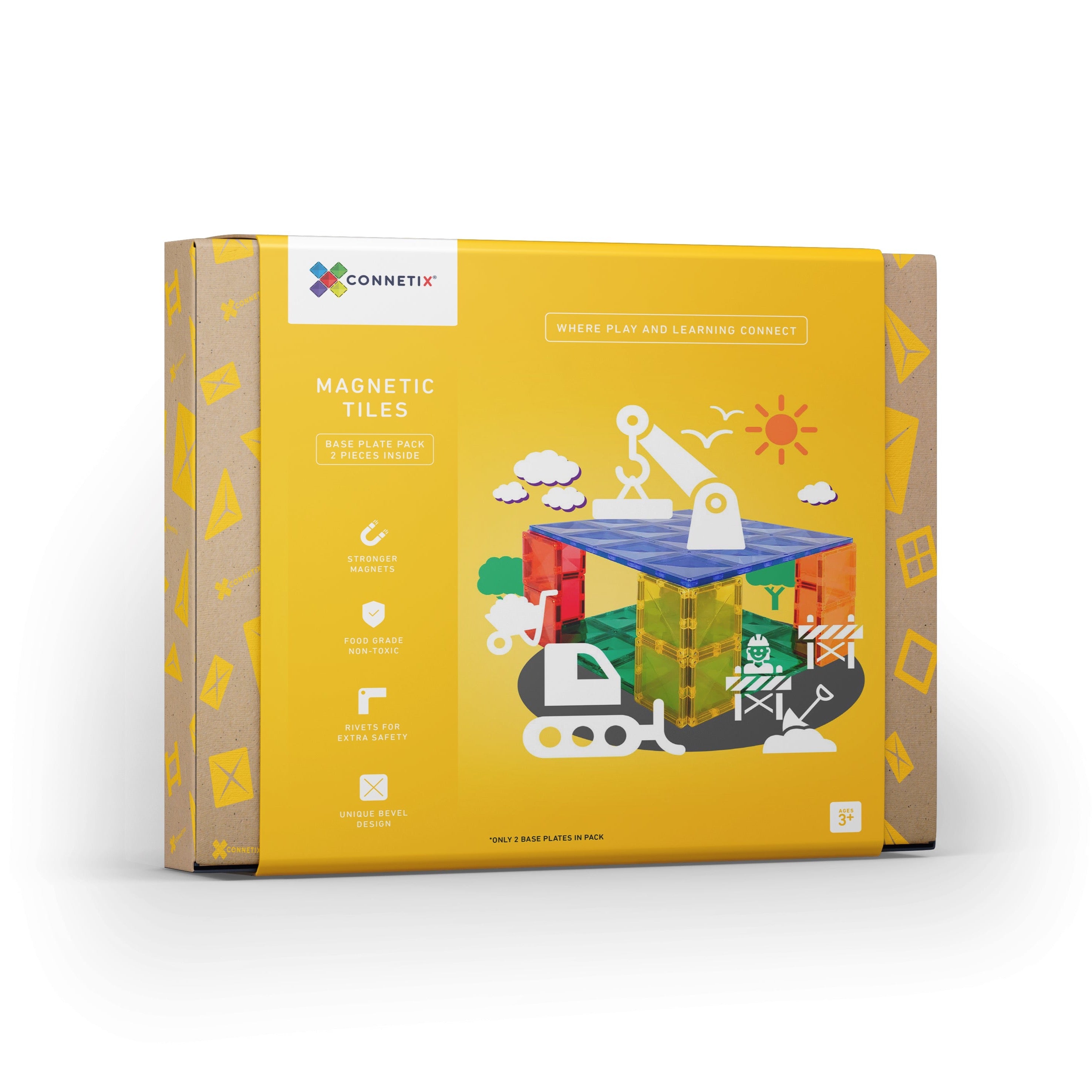 CONNETIX | Base Plate Pack - Green & Blue 2pc