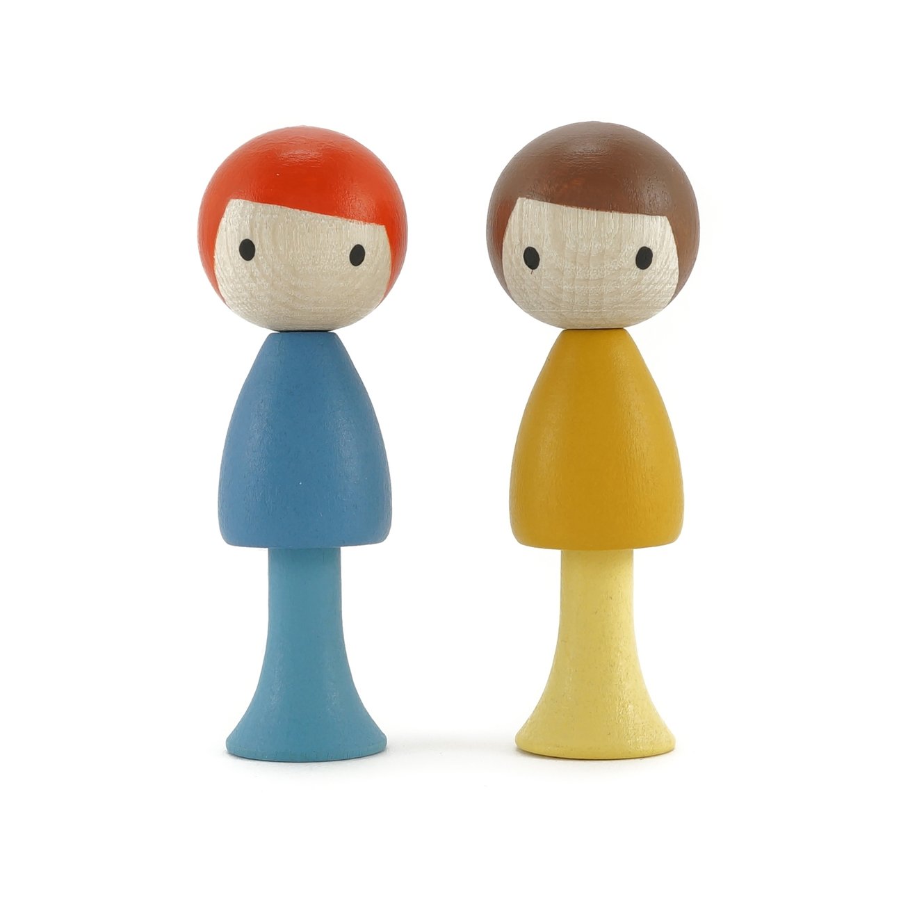 Clicques | Wooden Peg Dolls - Marco & Ben