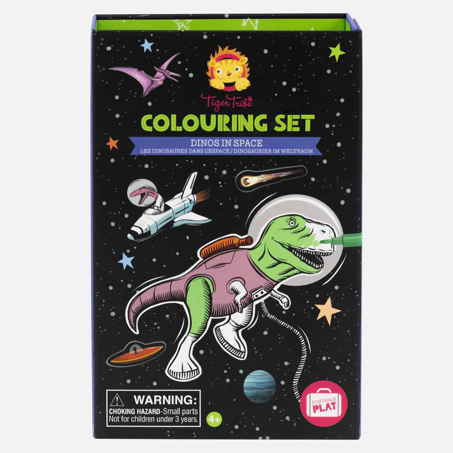 Tiger Tribe | Colouring Set - Dinos in Space