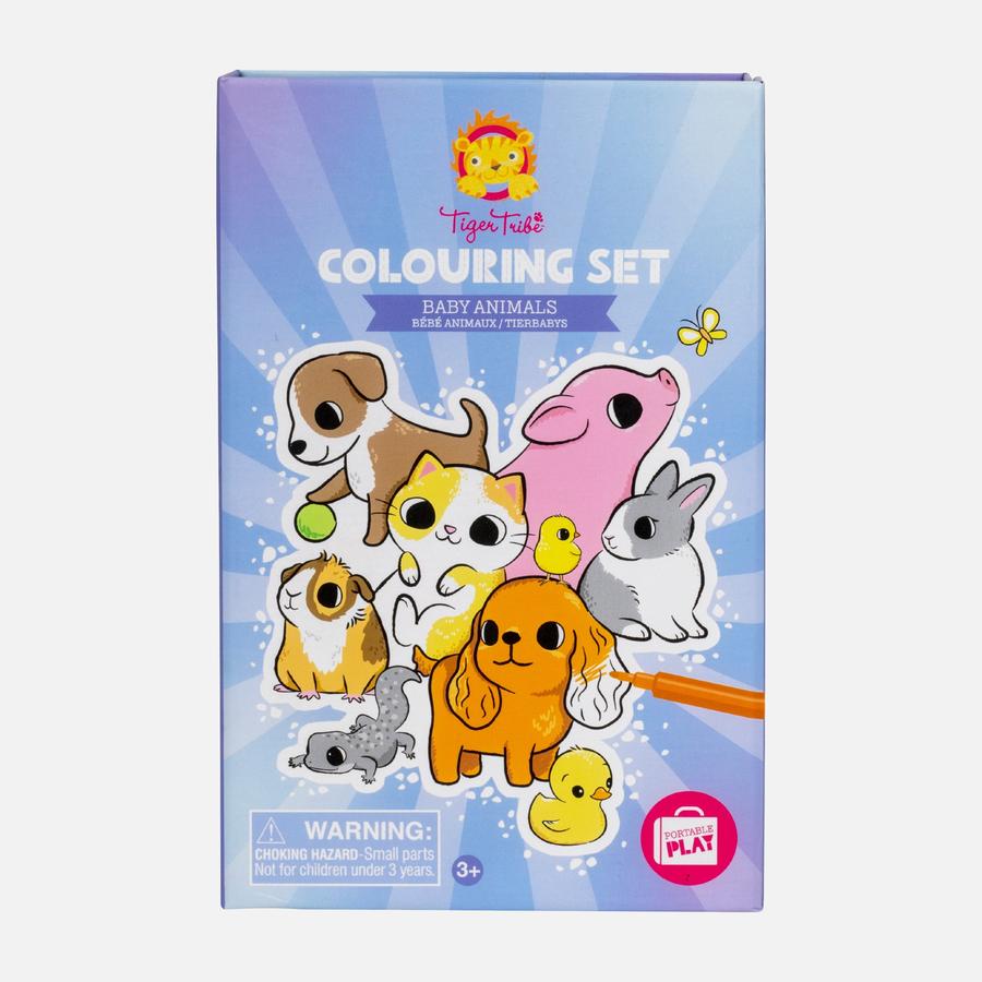 Tiger Tribe | Colouring Set - Baby Animals