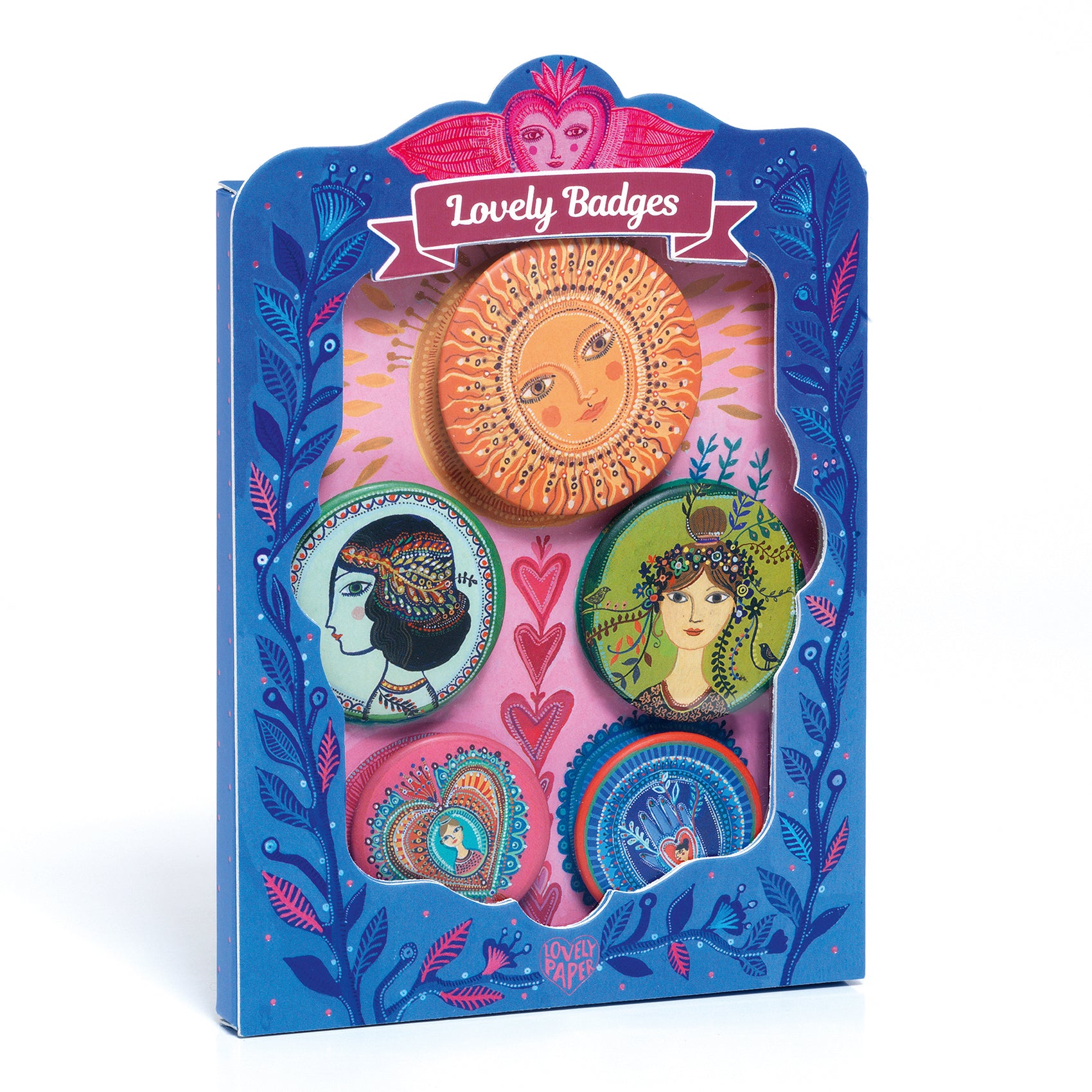 Djeco | Lovely Badges 5pk - Lucky