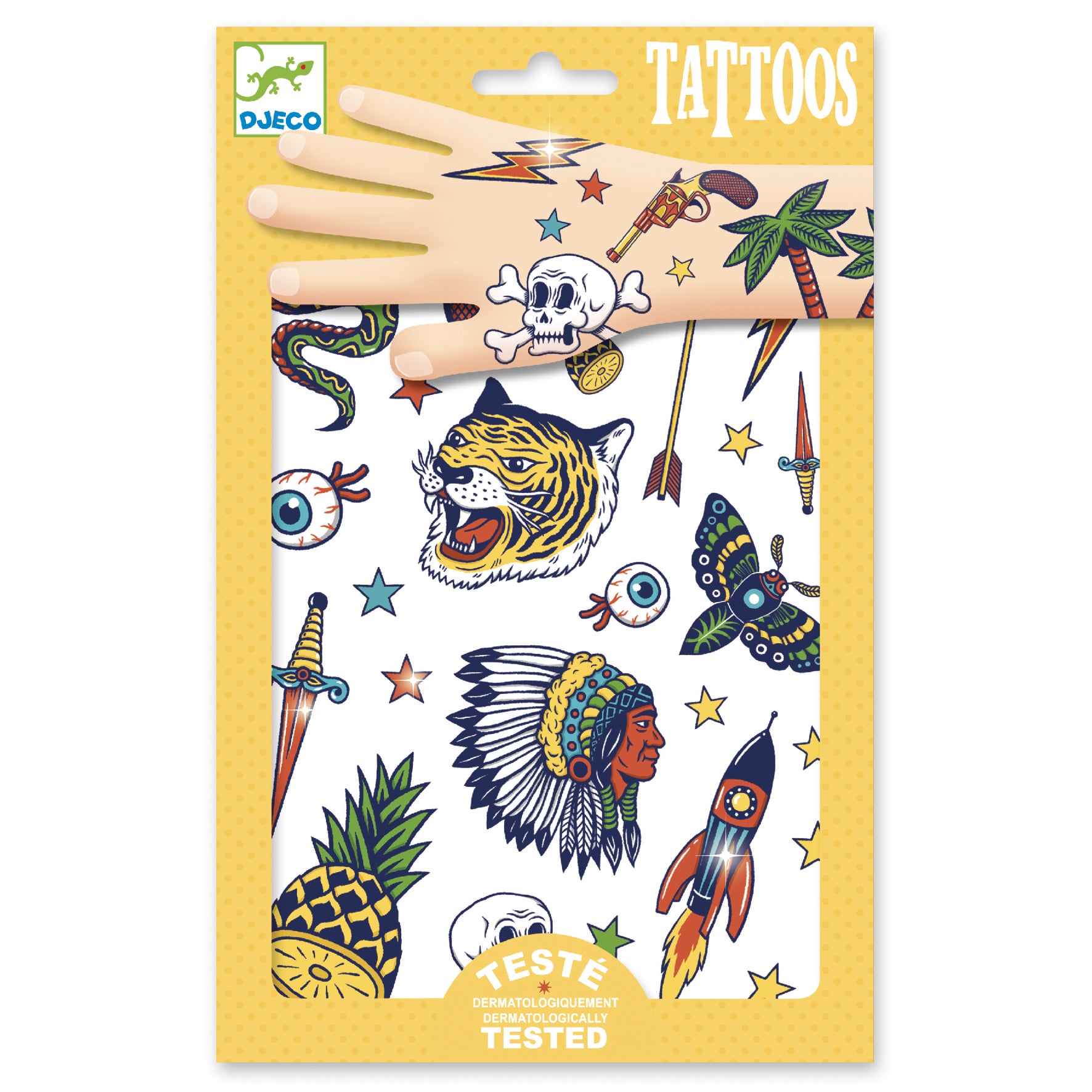 Djeco | Tattoos - Metallic Bang Bang