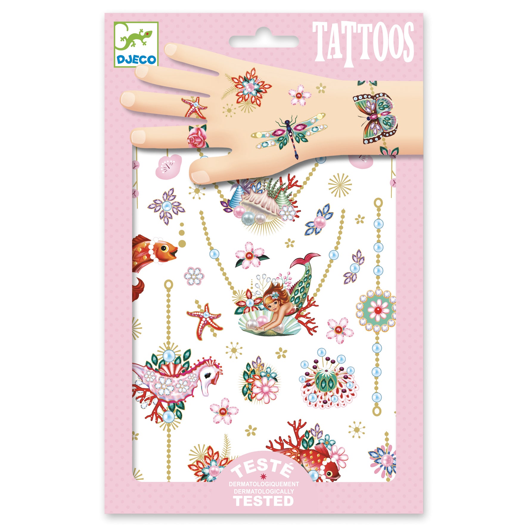 Djeco | Tattoos - Metallic Fiona's Jewels