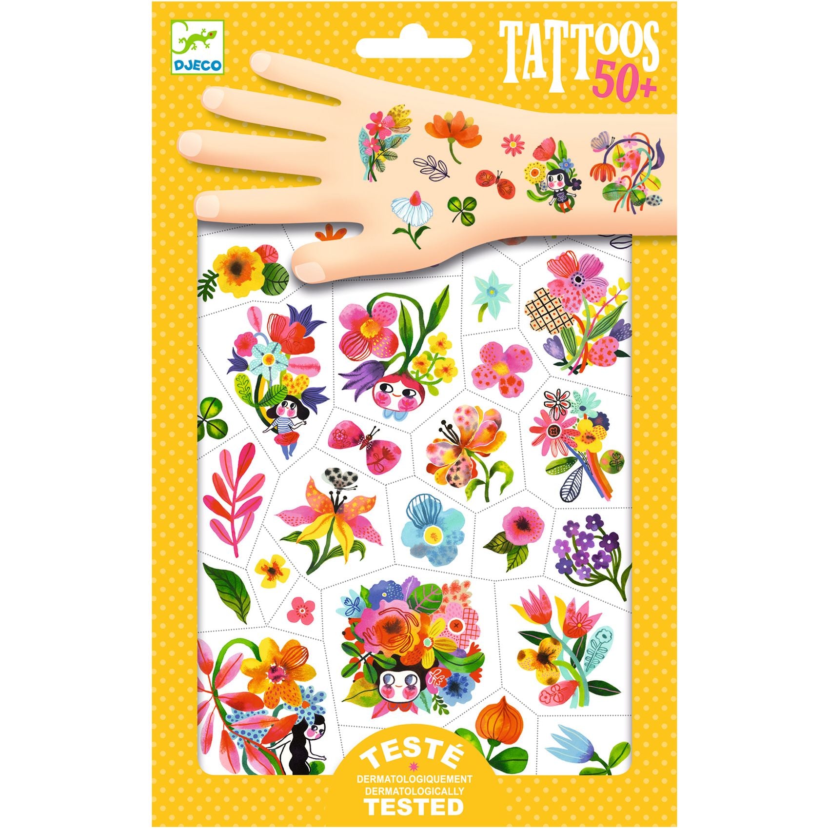 Djeco | Tattoos - Aqua Flowers