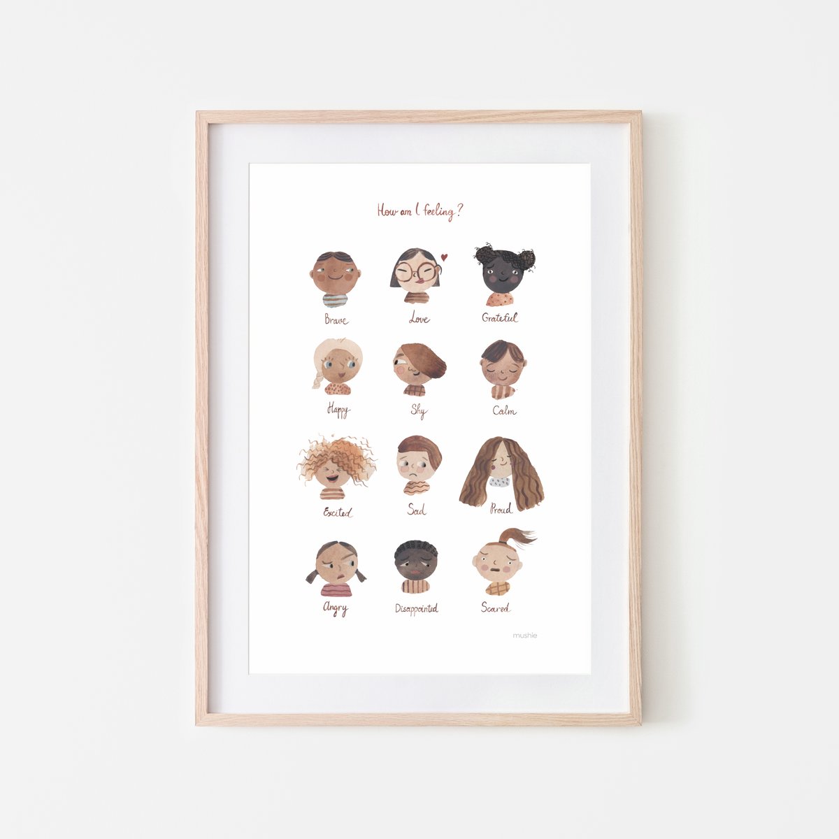 Mushie | Feelings Poster
