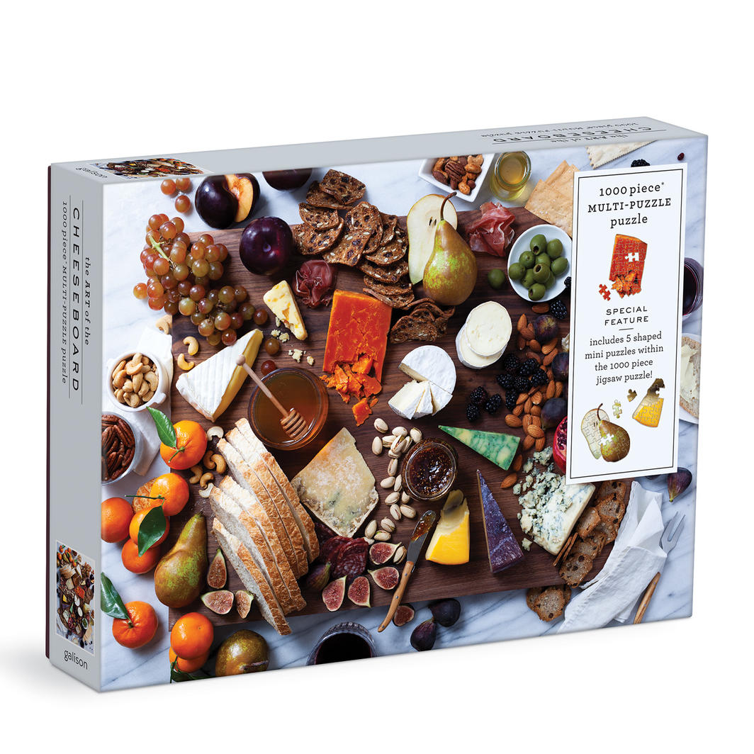 Galison | 1000pc Puzzle - Art of the Cheeseboard
