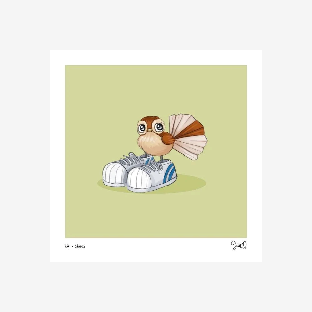 Illustrated Kat | Print - Hū - Shoes