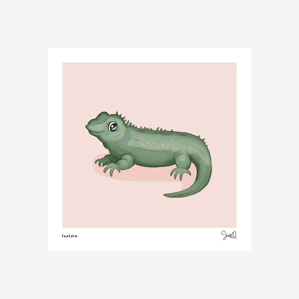 Illustrated Kat | Print - Tuatara