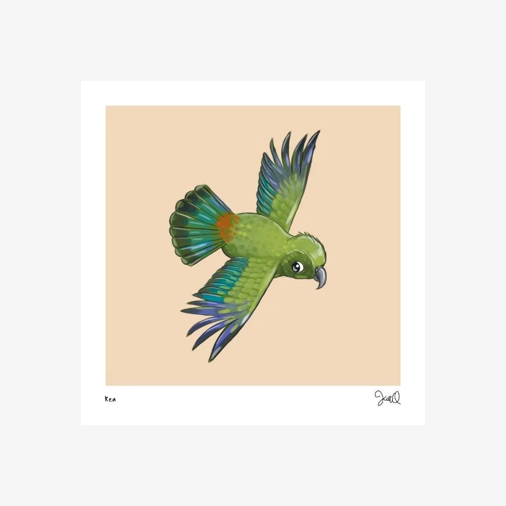 Illustrated Kat | Print - Kea