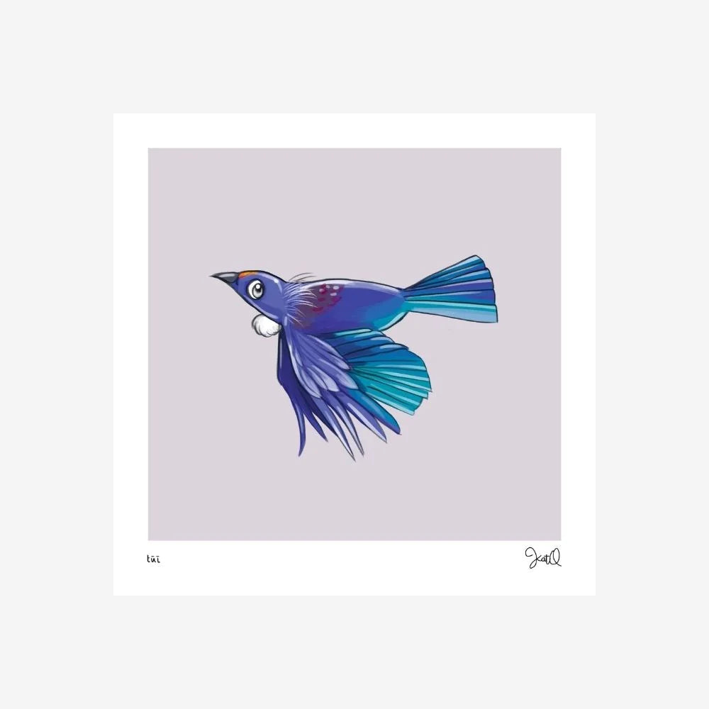 Illustrated Kat | Print - Tūī
