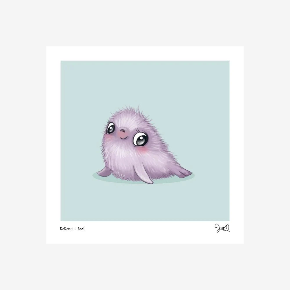 Illustrated Kat | Print - Kekeno - Seal