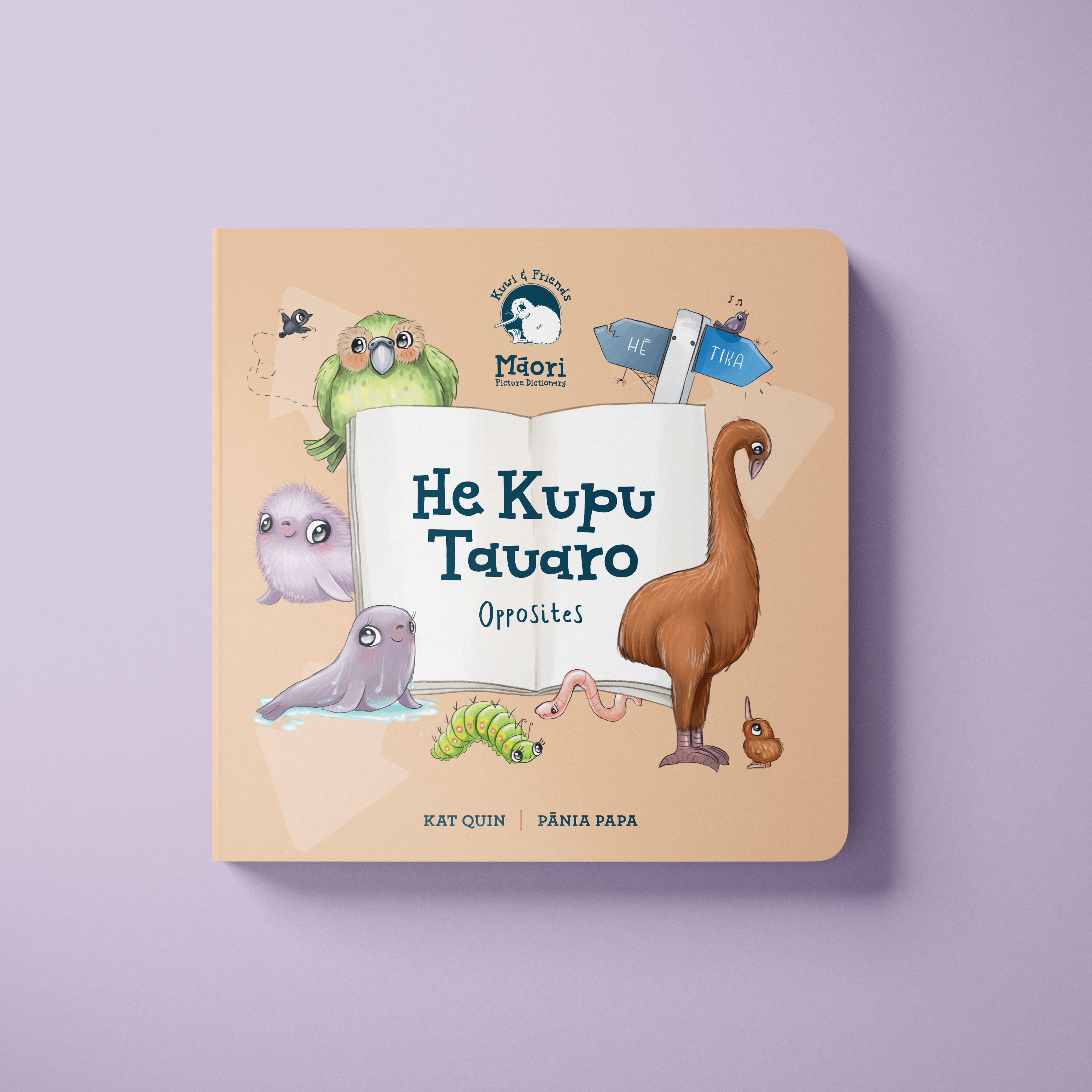 He Kupu Tauaro | Opposites - Board Book