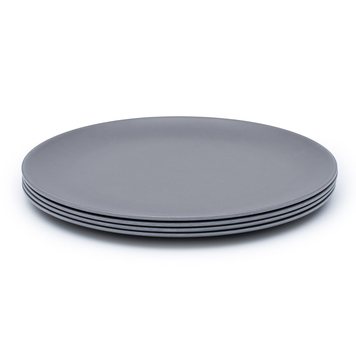 bobo & boo | Large Plate Set - Charcoal Grey 4pk