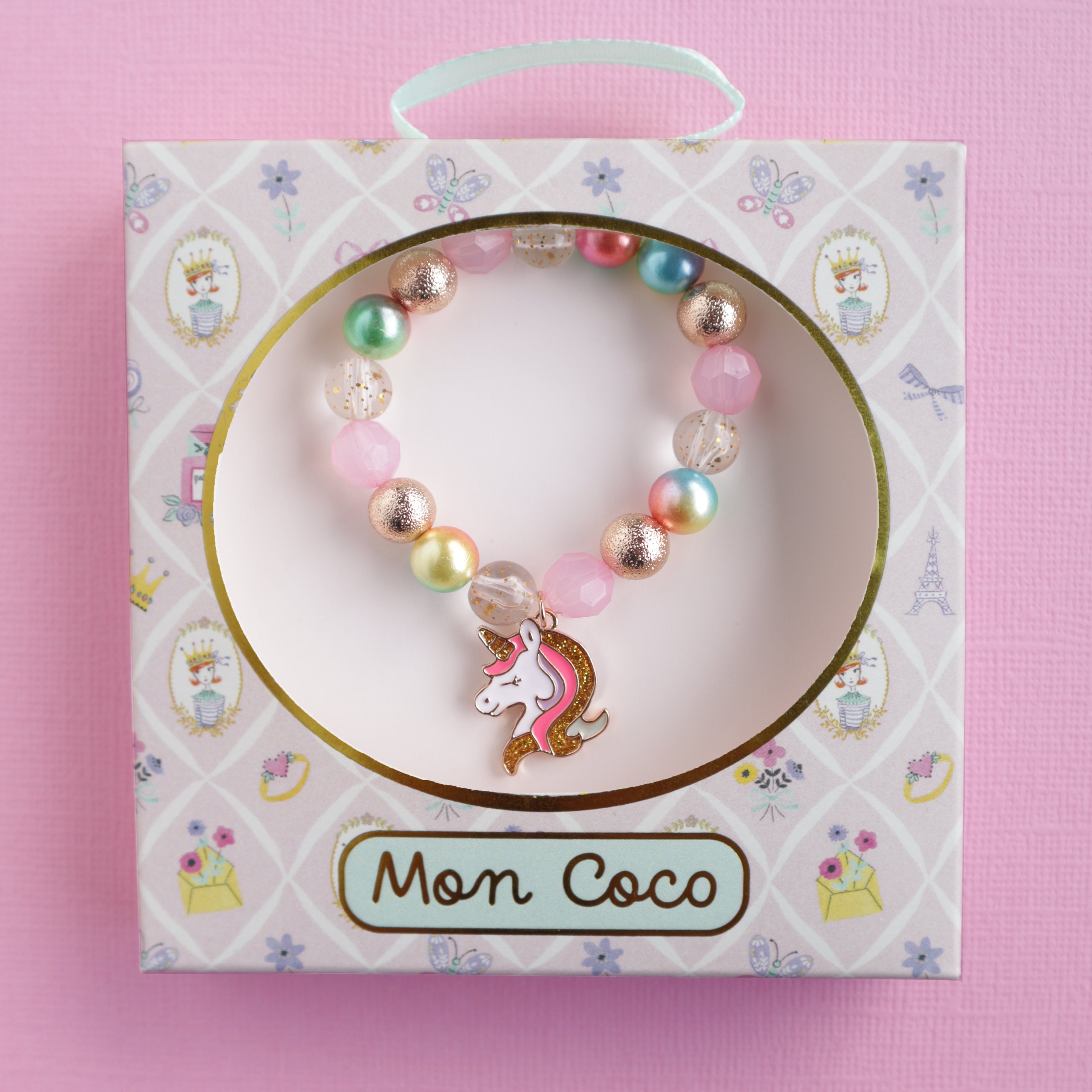 Mon Coco Mon Coco  Stretchy Bracelet - Unicorn Shimmer