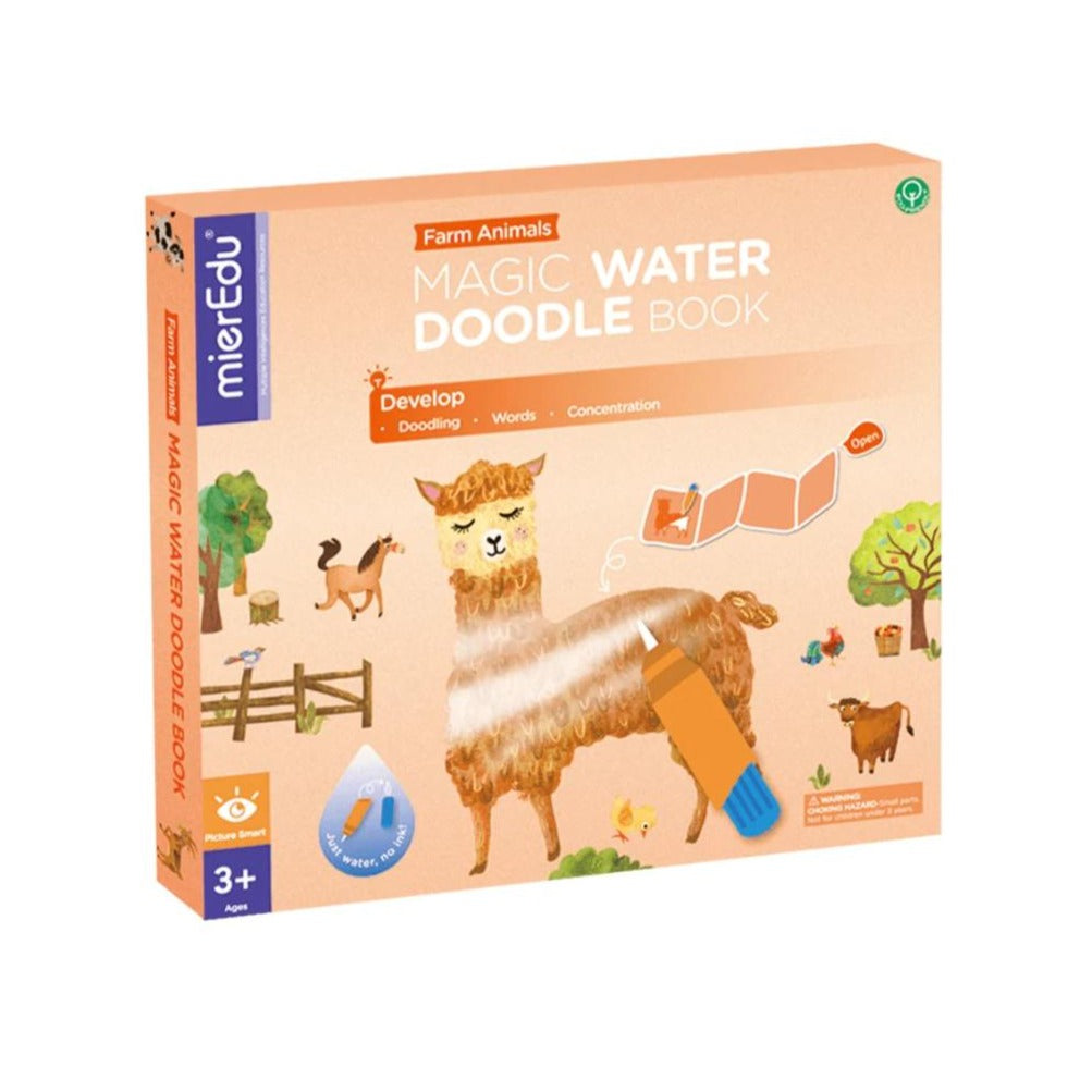 mierEdu | Magic Water Doodle Book - Farm Animals