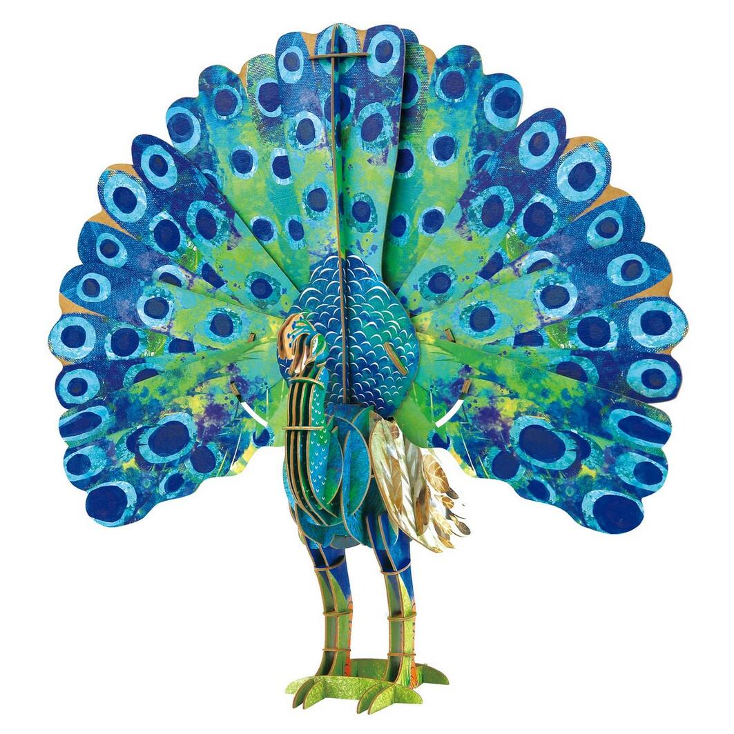 mierEdu | Eco 3D Puzzle - Peacock
