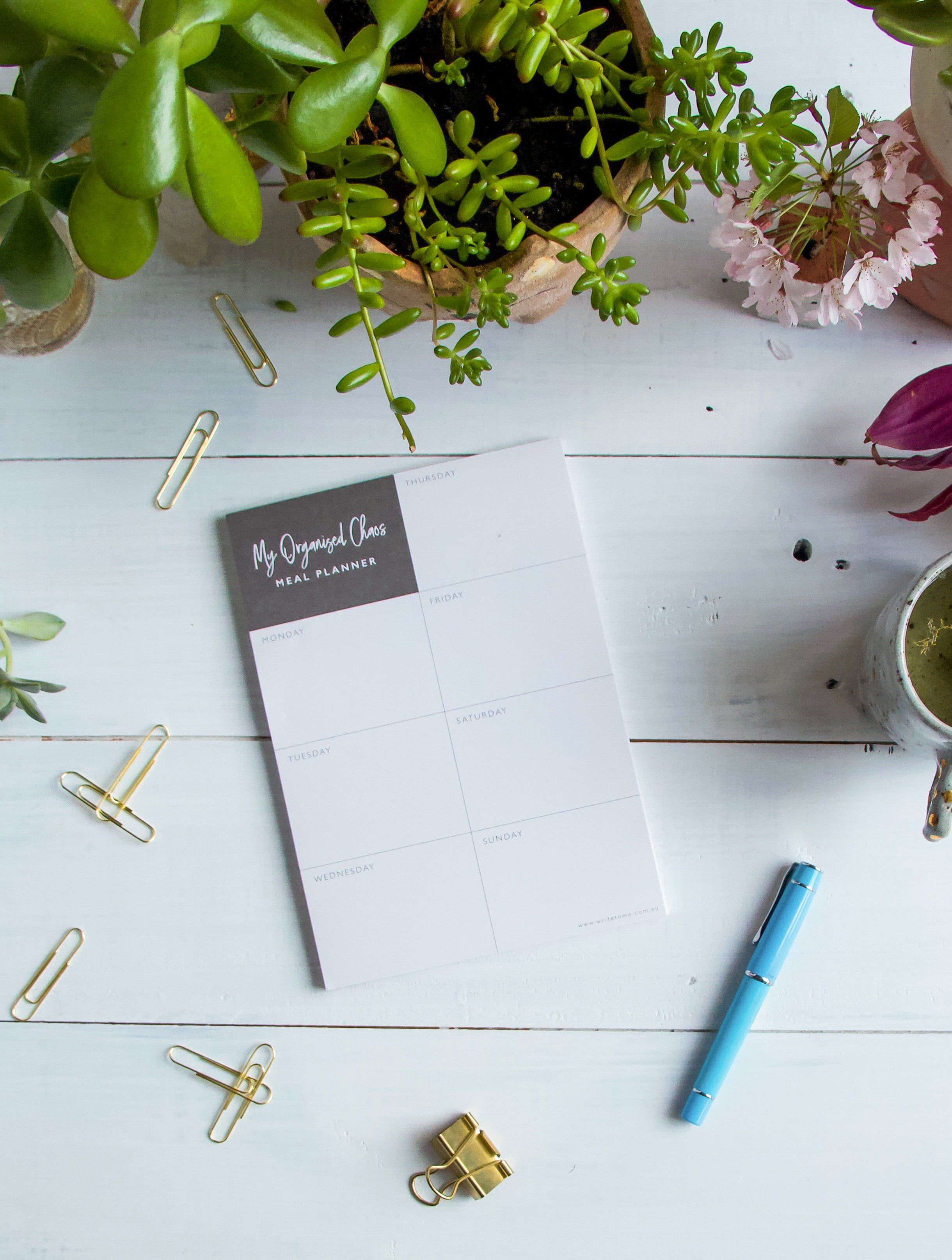 Write to Me | Meal Planner. My Organised Chaos