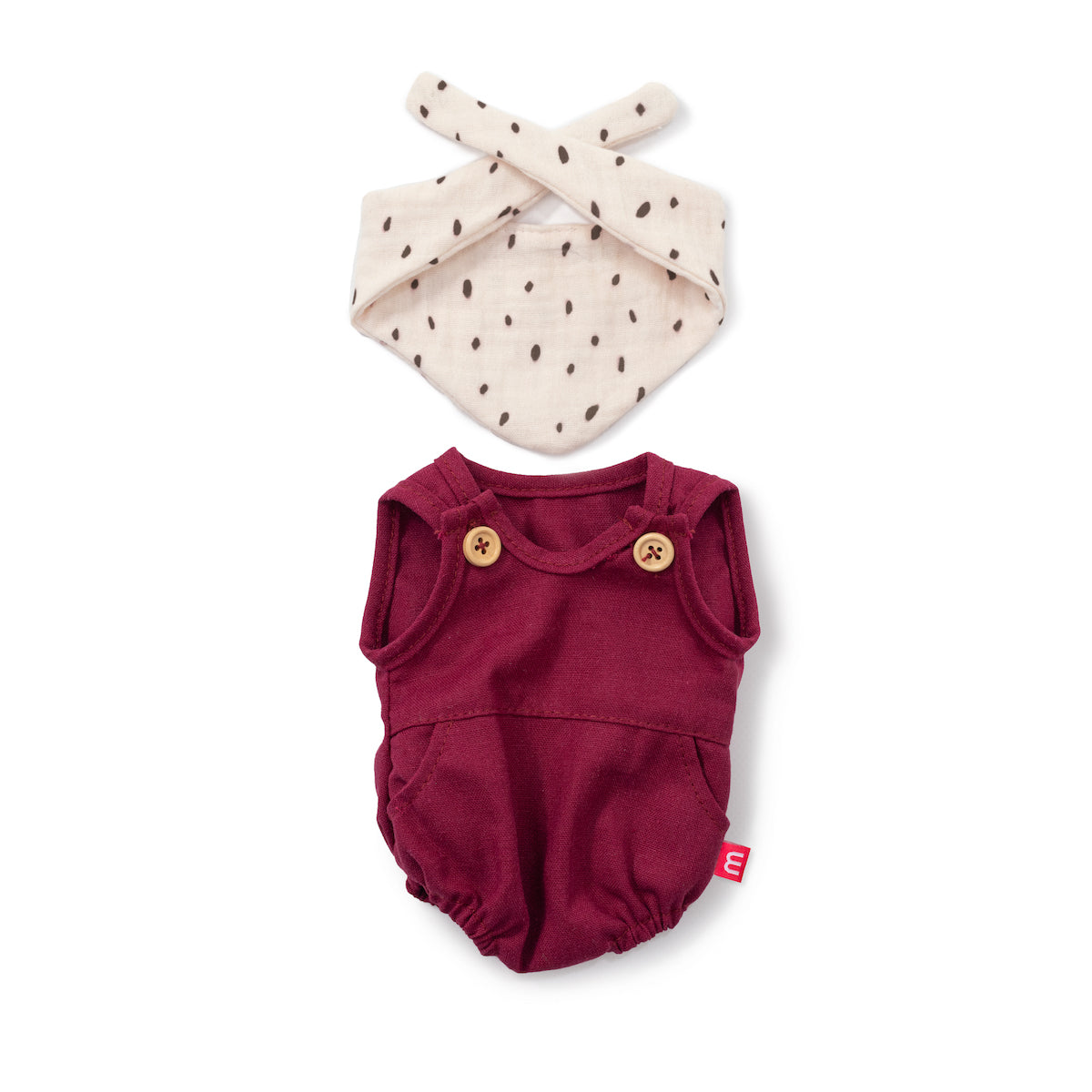 Miniland | Ruby Romper & Bib Set - 38cm