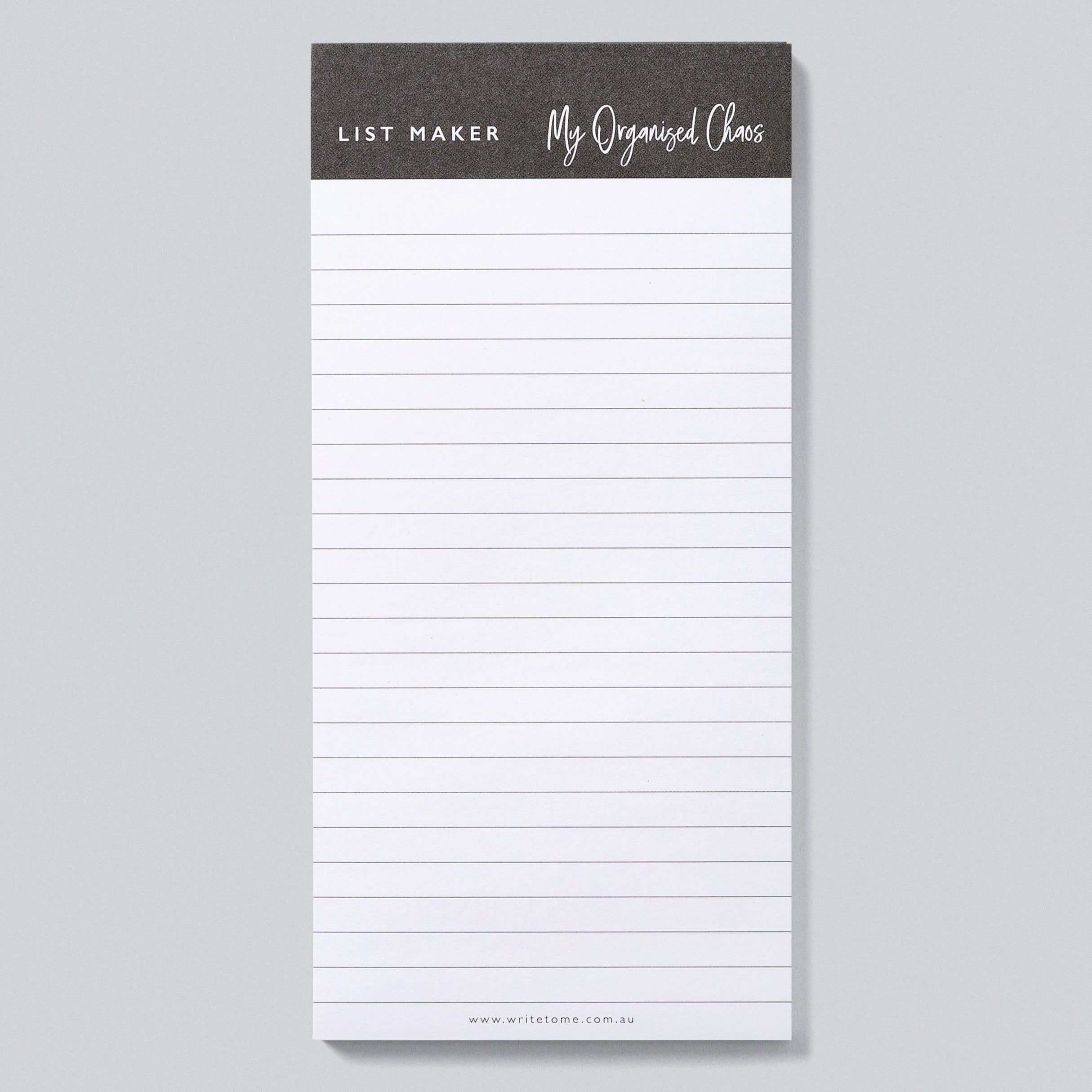 Write to Me | List Maker. My Organised Chaos