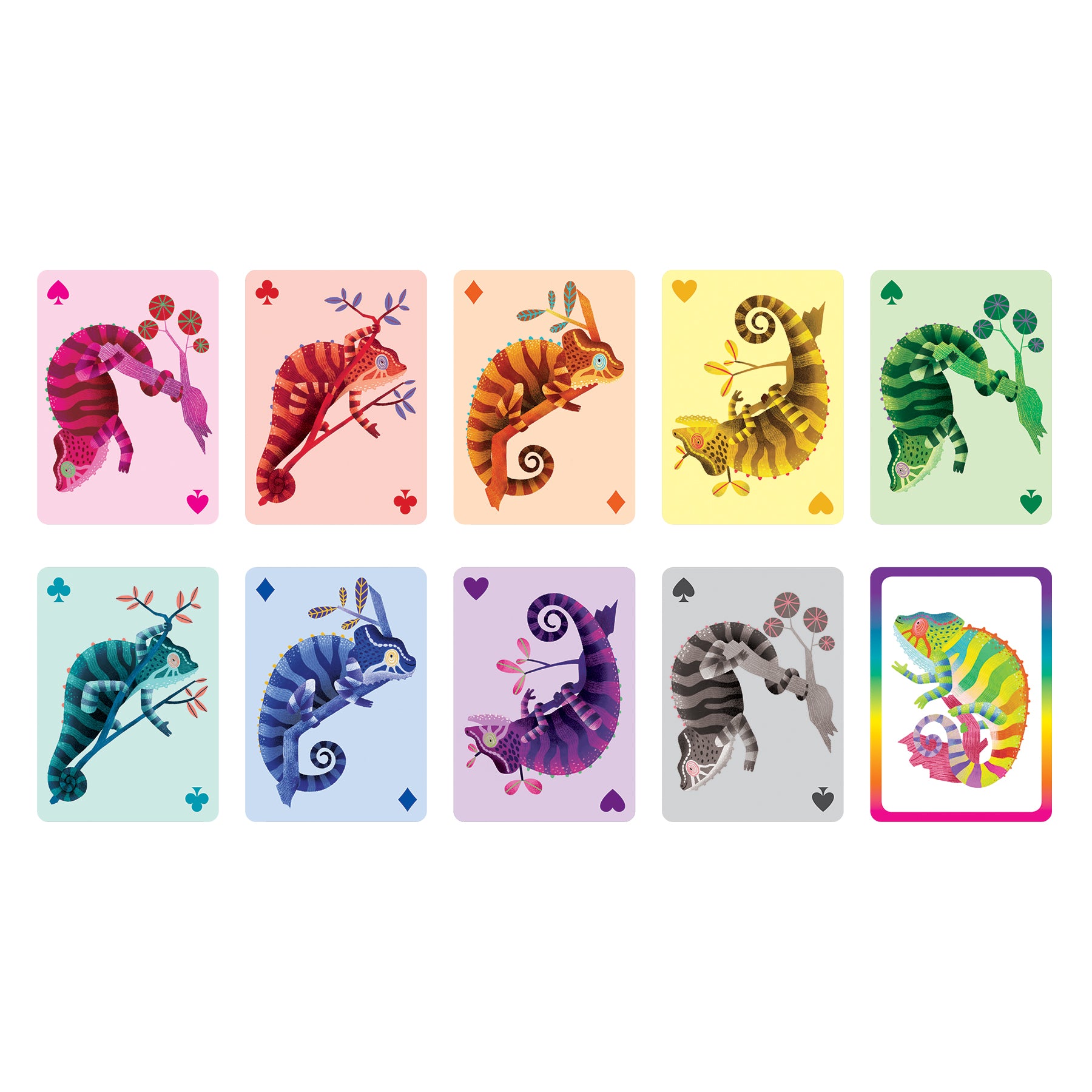 Mud Puppy | Playing Cards - Crazy Chameleon!