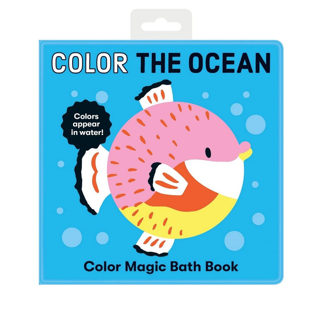 Mud Puppy | Magic Colour Bath Book - Colour the Ocean