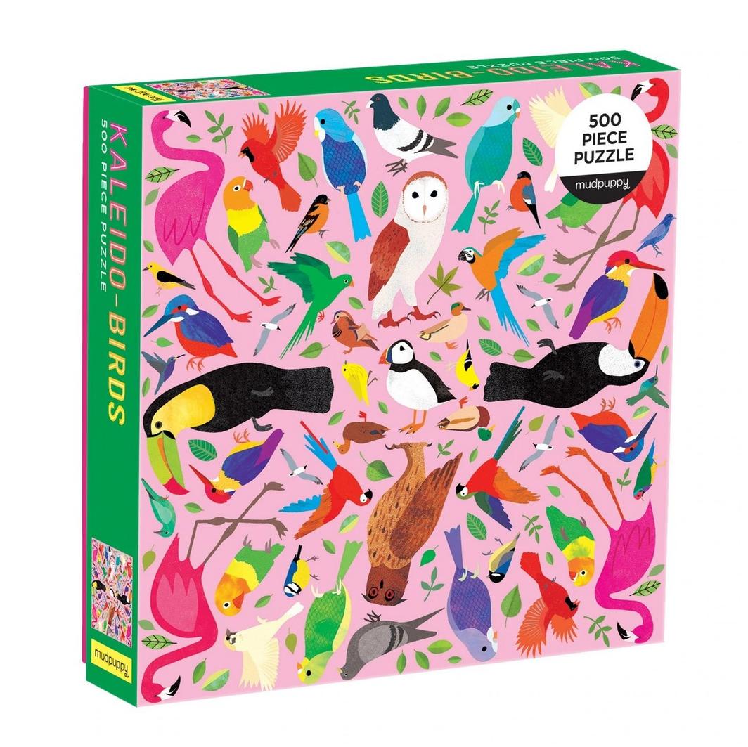 Mud Puppy | Kaleido Birds - 500pc Puzzle