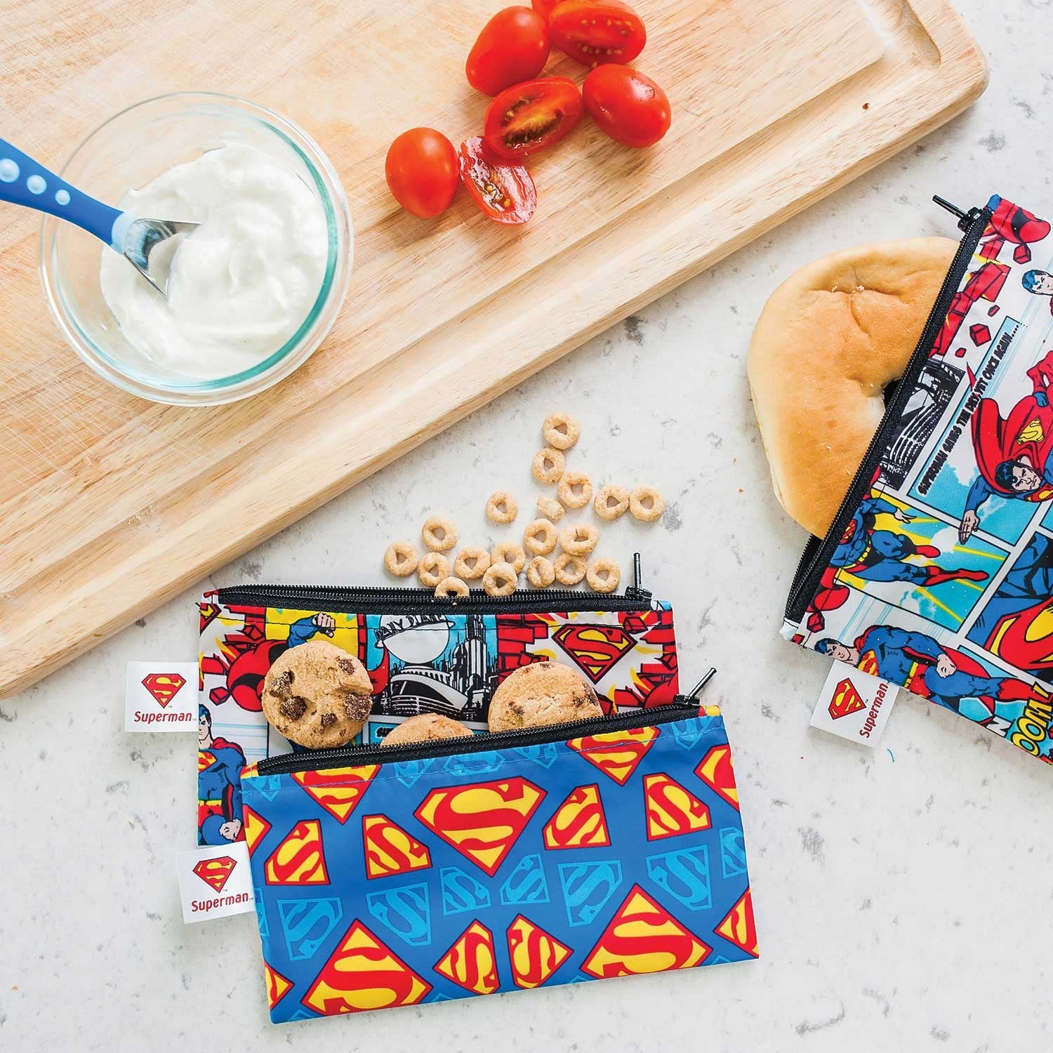 Bumkins | Small Snack Bag - Wonder Woman 2pk