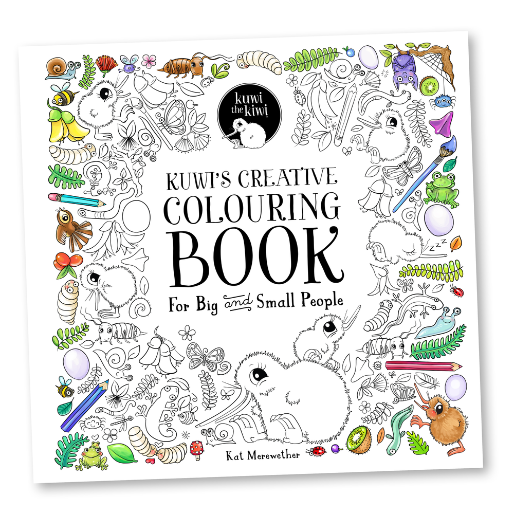 Kuwi's Creative Colouring Book