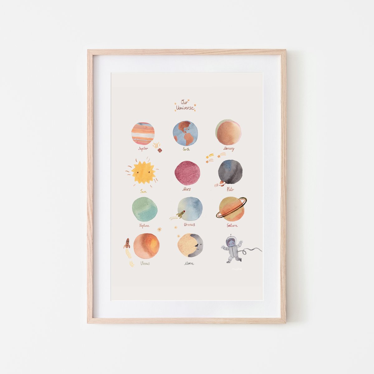 Mushie | Space Poster