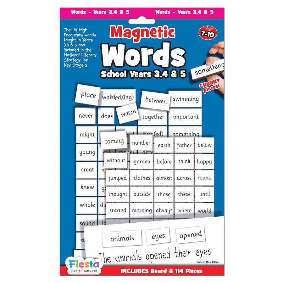 Fiesta Crafts | Magnectic Words - School Years 3, 4 & 5