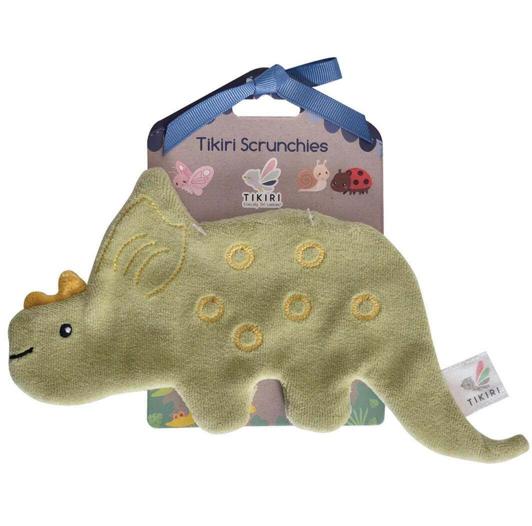 Tikiri | Crinkle Scrunchie - Triceratops