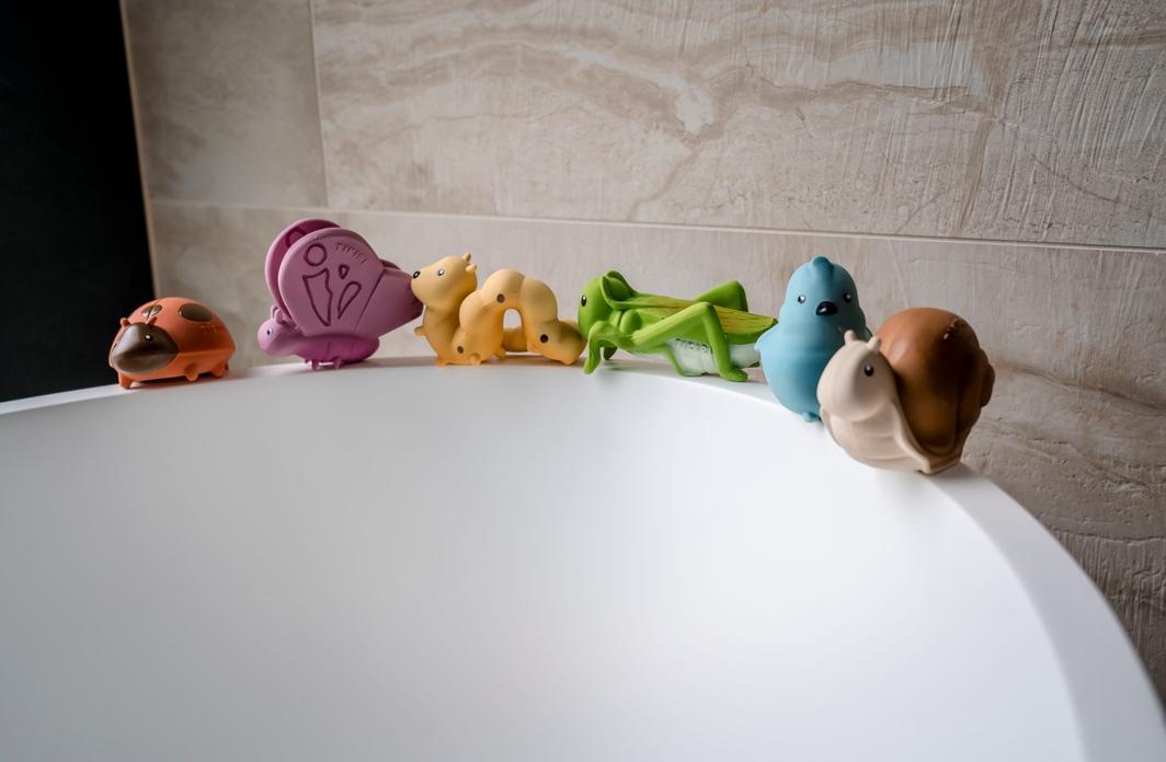 Tikiri | Rubber Bath Toy - Garden Friends