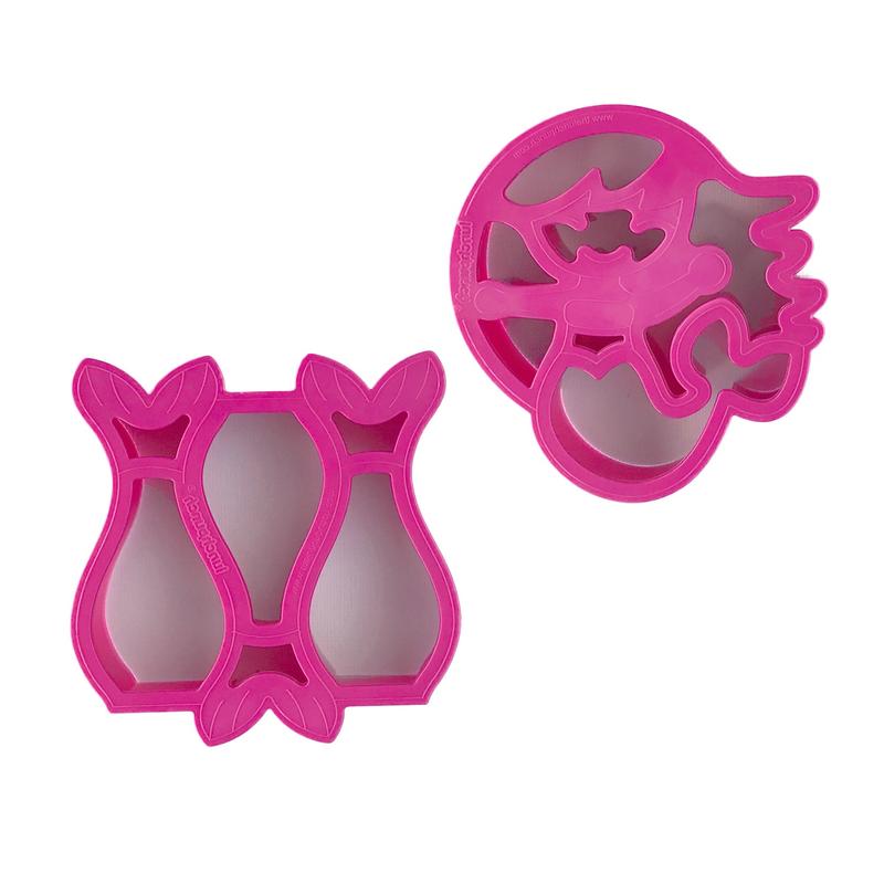 Lunch Punch | Sandwich Cutters Pairs - Mermaid 2pk