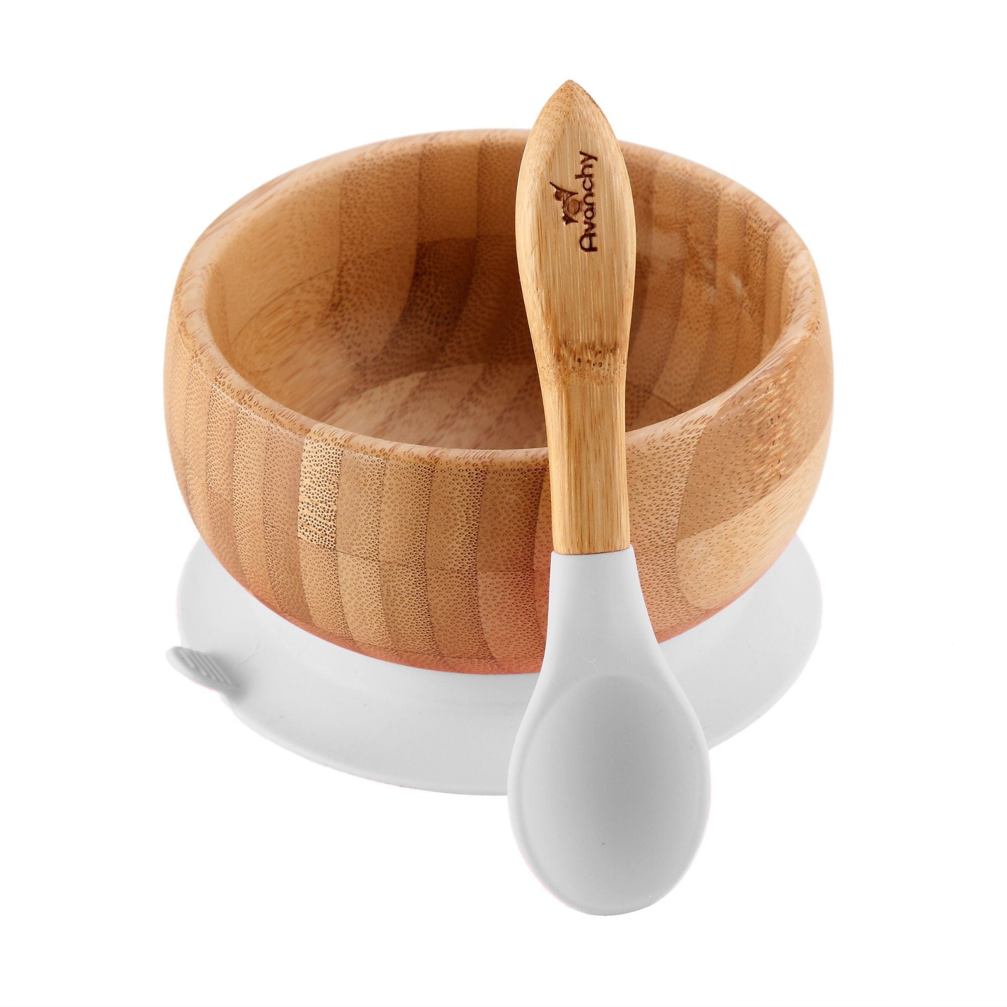 Avanchy | Bamboo Suction Bowl & Spoon