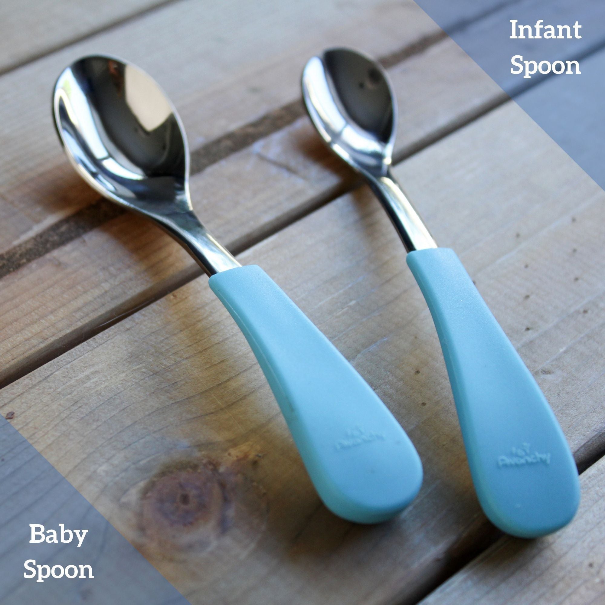 Avanchy | Stainless Steel Infant Spoon | 2 pack