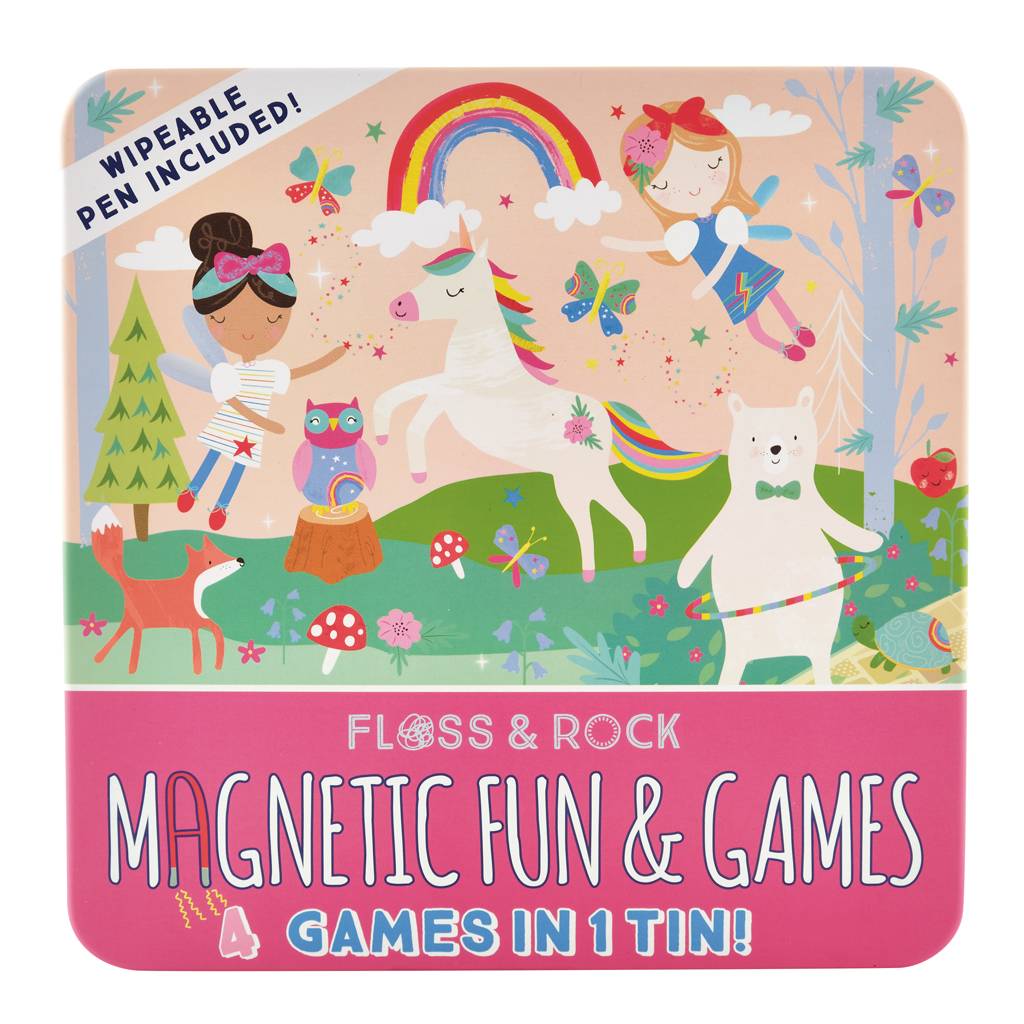 Floss & Rock | 4 in 1 Magnetic Games - Rainbow Fairy