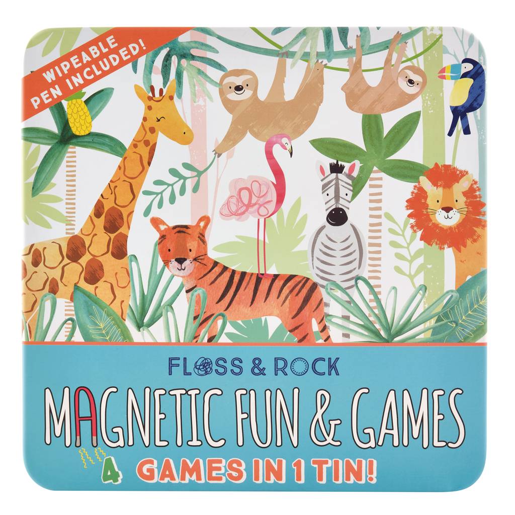 Floss & Rock | 4 in 1 Magnetic Games - Jungle