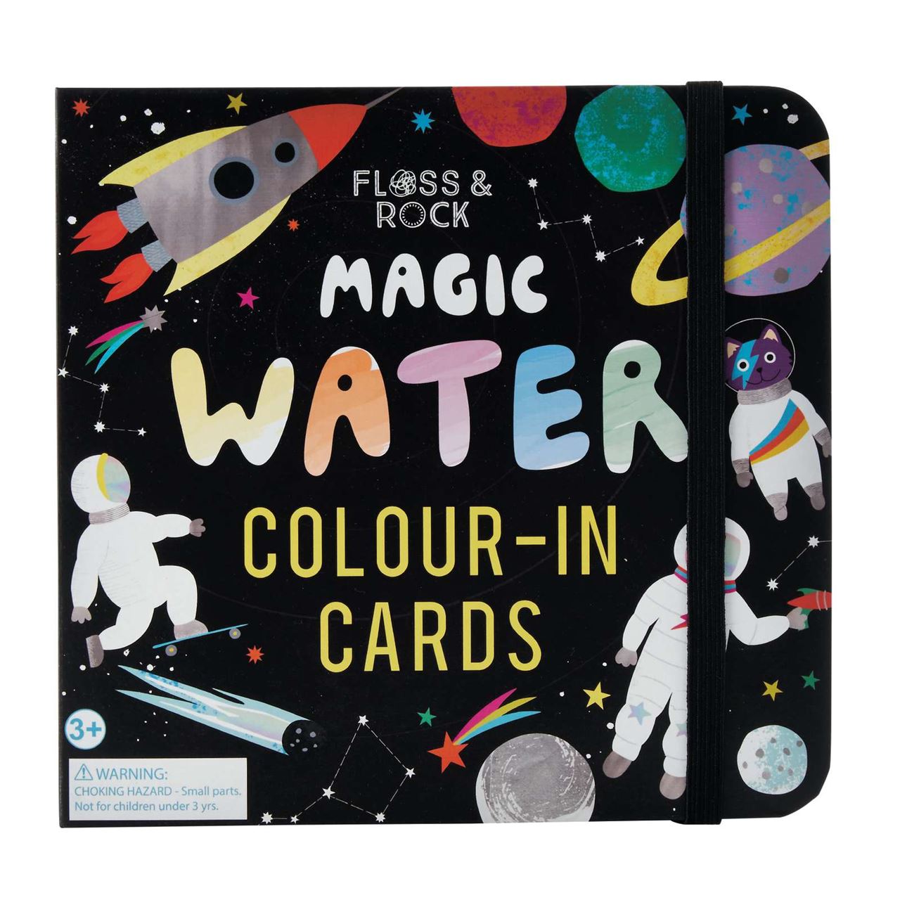 Floss & Rock | Magic Water Colour-in-Cards - Space