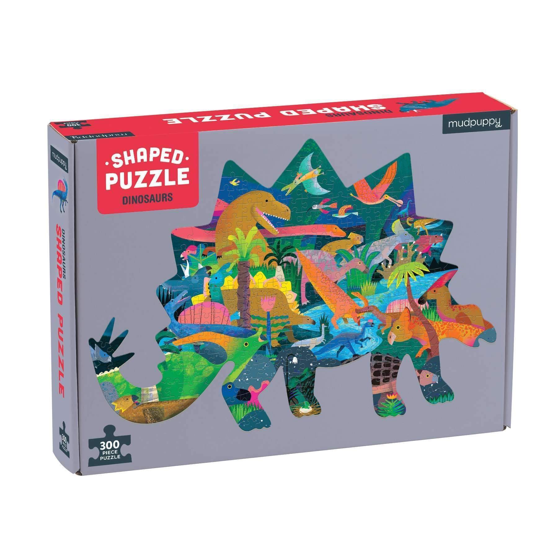 Mud Puppy | 300pc Shaped Puzzle - Dinosaurs