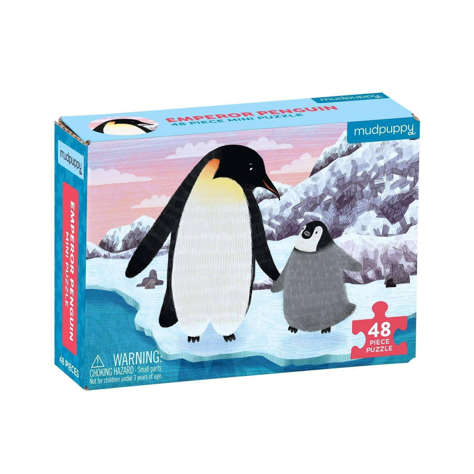 Mud Puppy | Mini Puzzle - Emperor Penguin 48pc