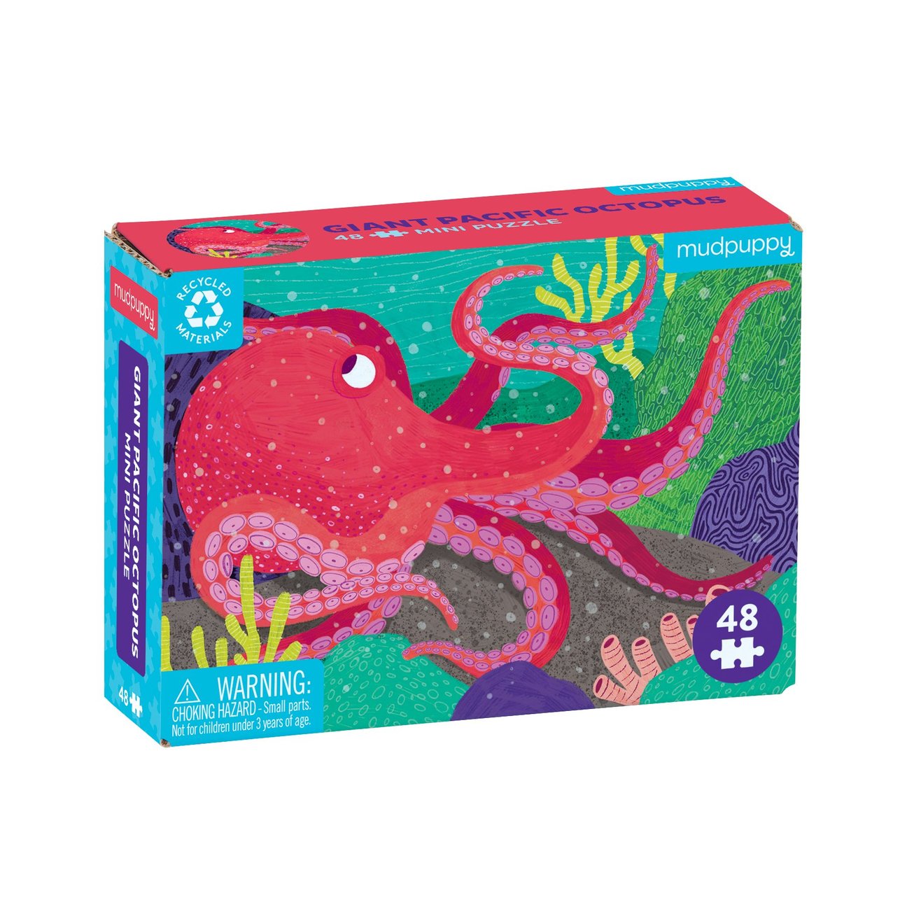 Mud Puppy | Mini Puzzle - Giant Pacific Octopus 48pc