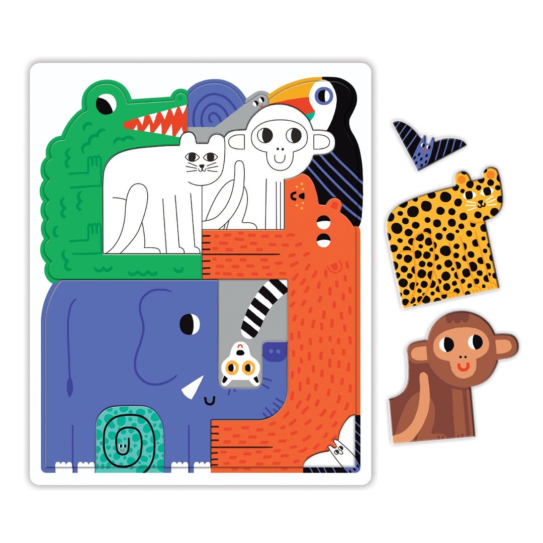Mud Puppy | We Go Together Puzzle - Jungle