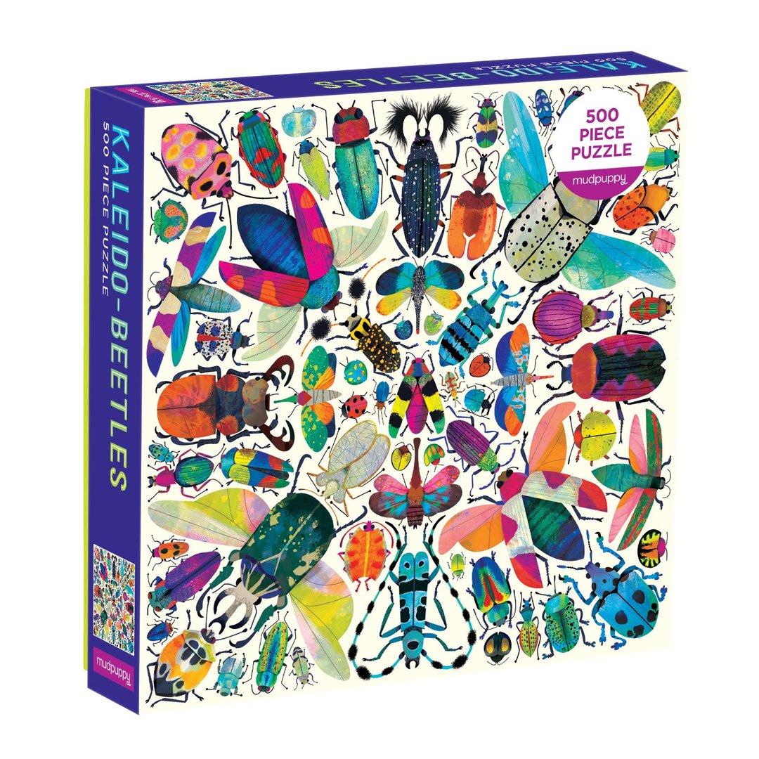 Mud Puppy | Kaleido Beetles - 500pc Puzzle