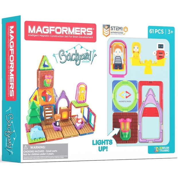 Magformers | Backyard Adventure - 61 Pieces Set