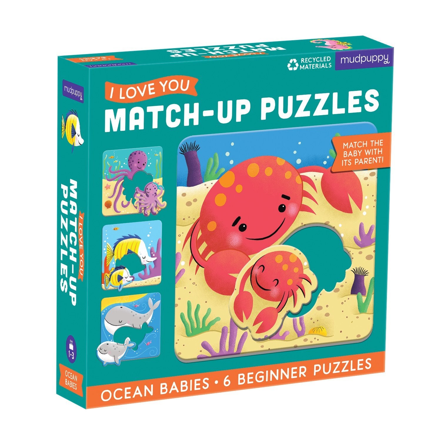 Mud Puppy | Match Up Puzzles - Ocean Babies