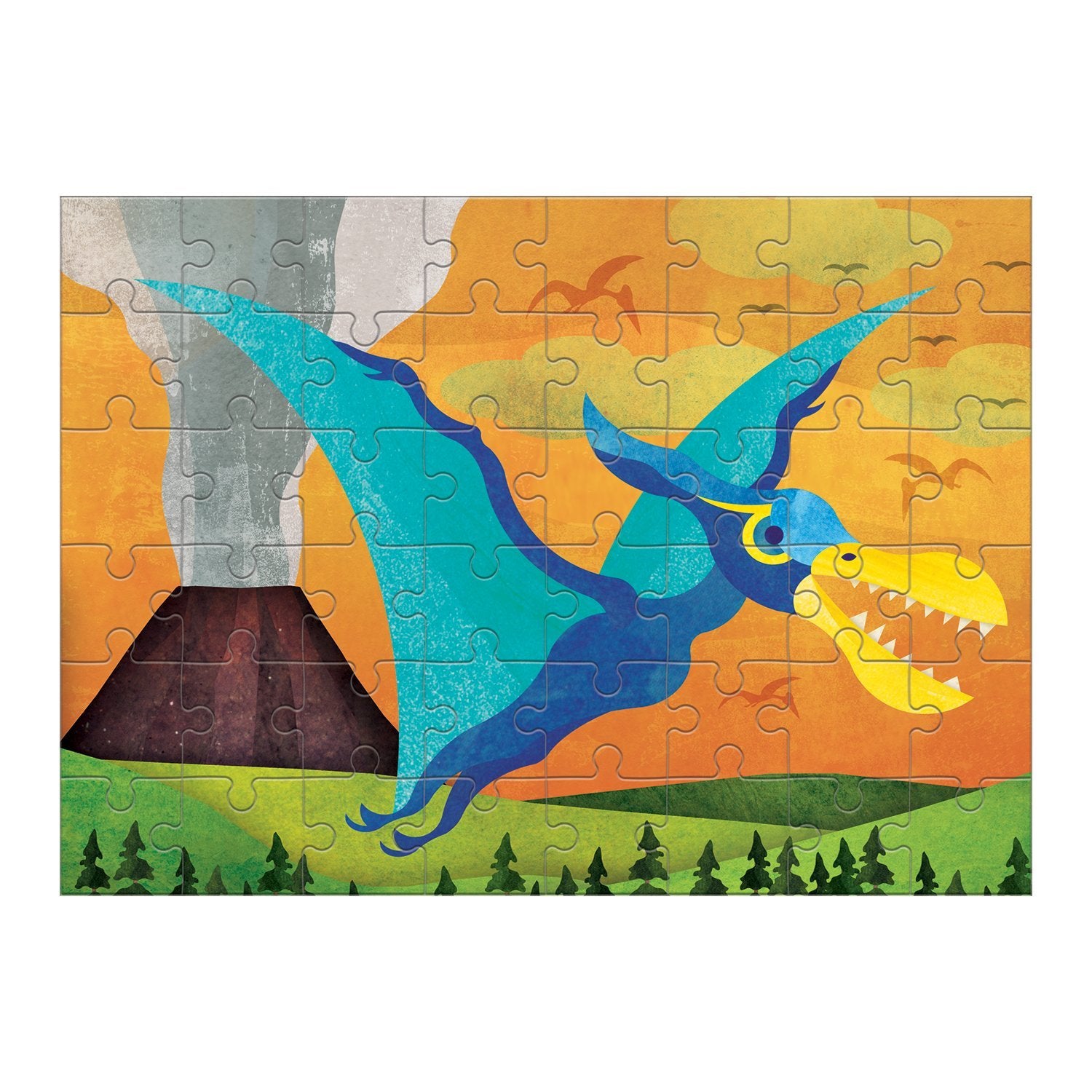 Mud Puppy | Mini Puzzle - Pterosaur 48pc